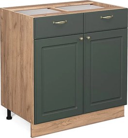 Szafka dolna do kuchni green gold country 80x51.6x82 fame-line