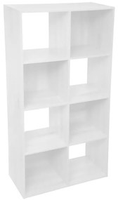 Regał na książki, 8 półek, MDF, 68x32x134 cm