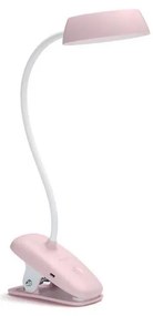 Philips - LED lampa z klipem DONUTCLIP LED/3W/5V 1200 mAh różowa