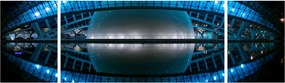 Obraz stadionu piłkarskiego (170x50 cm)