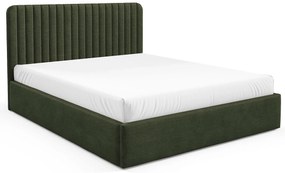 Zielone łóżko tapicerowane 3 rozmiary B5-H06