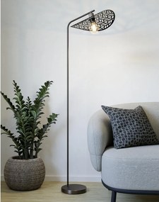 Eglo 44127 - Lampa stojąca SWABY 1xE27/60W/230V brązowa