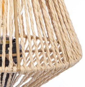 Lampa stołowa JILY, wys. 34 cm, z papierowym kloszem