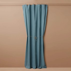 Naturalna zasłona w kolorze zgaszonego turkusu Merida