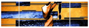 Obraz obrazu abstrakcyjnego (170x50 cm)