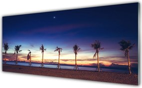 Panel Szklany do Kuchni Egzotyczny Raj Pod Palmą