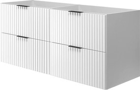 Kolumna łazienkowa, Biały, 120 ( 2 x 60) x 57 x 46 cm