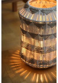Lampa stołowa w naturalnym kolorze z jutowo-tekstylnym kloszem (wysokość 35 cm) Ano – Markslöjd