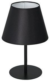 Lampa stołowa ARDEN 1xE27/60W/230V pr. 20 cm czarno-biała