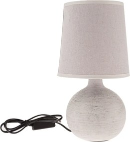 Ceramiczna lampa stołowa Luna, 29 cm, beżowy