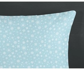 Niebieska flanelowa pościel jednoosobowa 140x200 cm Seppo – HIP
