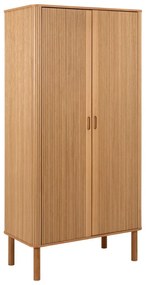 Szafa w dekorze dębu w naturalnym kolorze 100x200x55 cm Langley – Actona