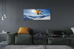 Obraz na płótnie Ekstremalny Zjazd Ze Szczytu