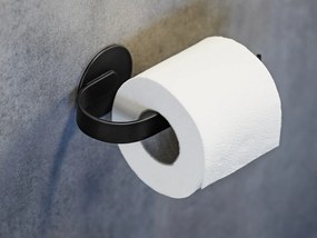 Aluminiowy uchwyt na papier BIVIO, montaż bez wiercenia