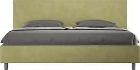 Łóżko bez stelaża tapicerowane 180x210 microfibra Zielony Adele