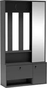 MINIO go for it, Garderoba PORTO w kolorze grafit