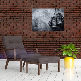 Obraz na szkle - Rękawice bokserskie (70x50 cm)