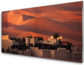 Panel Szklany do Kuchni Sylwetka Nowoczesnego Miasta