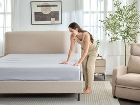 DORMEO ENERGY PRZEŚCIERADŁO Z GUMKĄ SZARE 90x200 cm