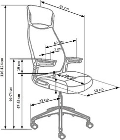 Komfortowy fotel biurowy Franklin