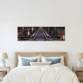 Obraz mostu kolejowego (170x50 cm)