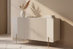 Komoda Malmi 150 cm - kaszmir / złote nóżki