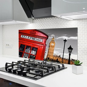 Panel Szklany Kultowa Budka Telefoniczna W Londynie