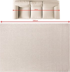 Dywan Solaro linen grey 200x290 cm