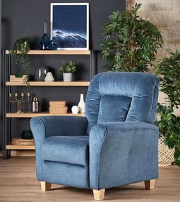 Popielaty fotel dla seniora H7-S61