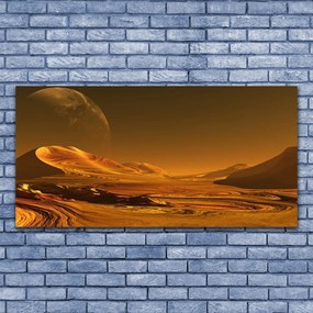 Obraz canvas na ścianę Gwieździste Niebo nad Pustynią