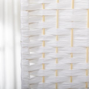 HOMCOM Parawan 4-częściowy 160 x 170 cm składany, przegroda z falistego włókna, przegroda do salonu | Aosom PL