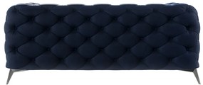 Ciemnoniebieska aksamitna sofa 185 cm Chelsea – Ropez