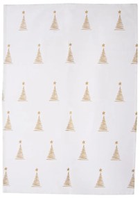 Bawełniany zestaw torby i ściereczek ze świątecznym motywem 50x70 cm – Orion