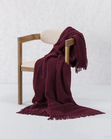 Pled Boucle 140x200 cm red wine
