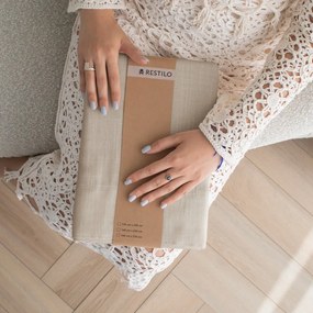 Beżowa zasłona 140x270 cm Valeta – Restilo