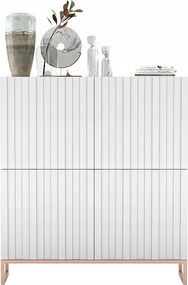 Komoda TAL 4D 112 biała mat