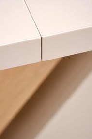 Stół rozkładany BRANDON 160(200)x90cm kaszmir/dąb cremona mat HALMAR