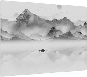 Obraz - Japońskie jezioro (70x50 cm)