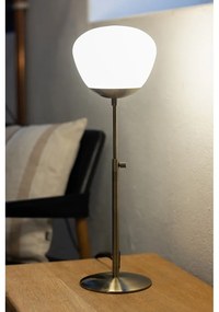 Lampa stołowa w kolorze brązu i bieli (wysokość 60 cm) Rise – Markslöjd