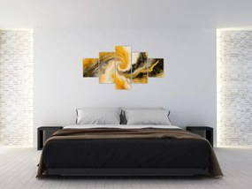 Obraz - Abstrakcja spiralna (125x70 cm)