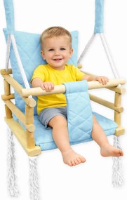 Niebieska huśtawka dziecięca 3w1 N6-C91