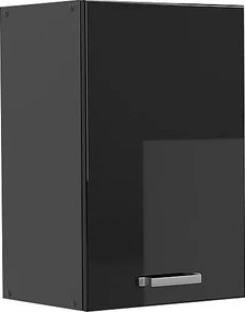 Szafka ścienna czarny wysoki połysk 40x31x60 r-line