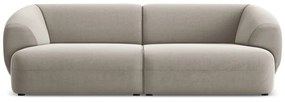 Beżowa aksamitna sofa 232 cm Moana – Makamii