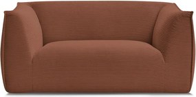 Pomarańczowa sztruksowa sofa 170 cm Giorgia – Bobochic Paris