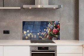 Panel szklany do Kuchni Choinka w Zimowej Aurze