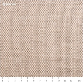 Beżowe tapicerowane łóżko dwuosobowe ze schowkiem i stelażem 160x200 cm Elizabeth – Micadoni