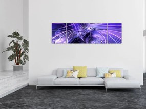 Obraz abstrakcji technicznej (170x50 cm)