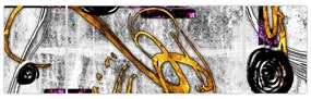 Obraz abstrakcji (170x50 cm)