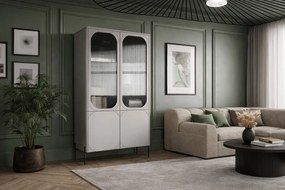 Witryna Sonatia do salonu 100 cm - kaszmir