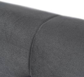 Sofa z Funkcją Spania LIMA Rozkładana Wersalka Dwuosobowa Szara Nowoczesna do Salonu